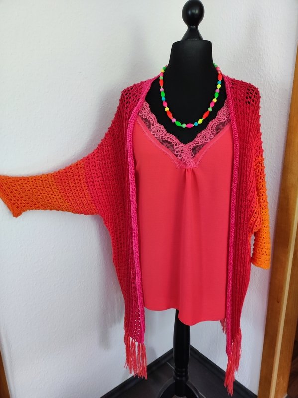 Longdreamy - Häkelmantel für Erwachsene und Kinder