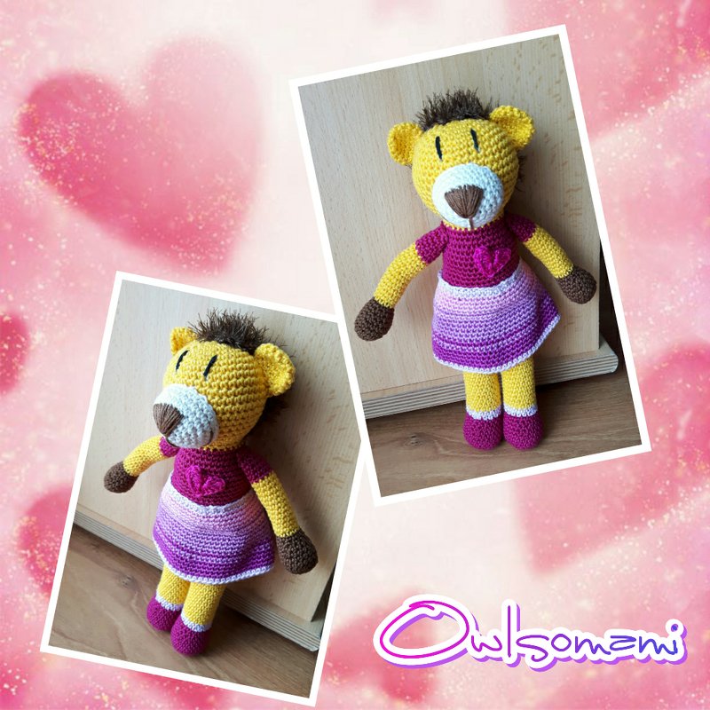 Häkelanleitung Lennard Löwe