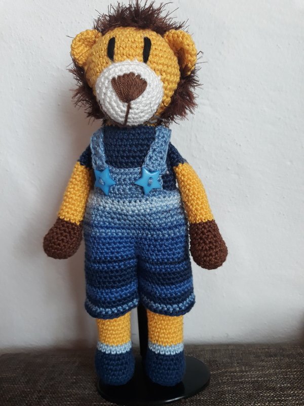 Häkelanleitung Lennard Löwe