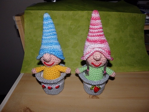 H&auml;kelanleitung - Wichtel im Topf