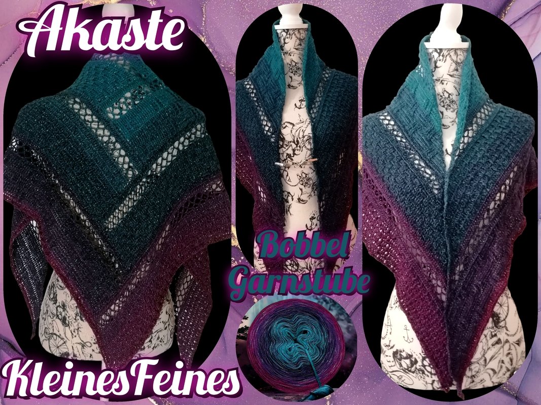 Häkelanleitung Dreieckstuch &quot;Akaste&quot; - ein außergewöhnliches Design