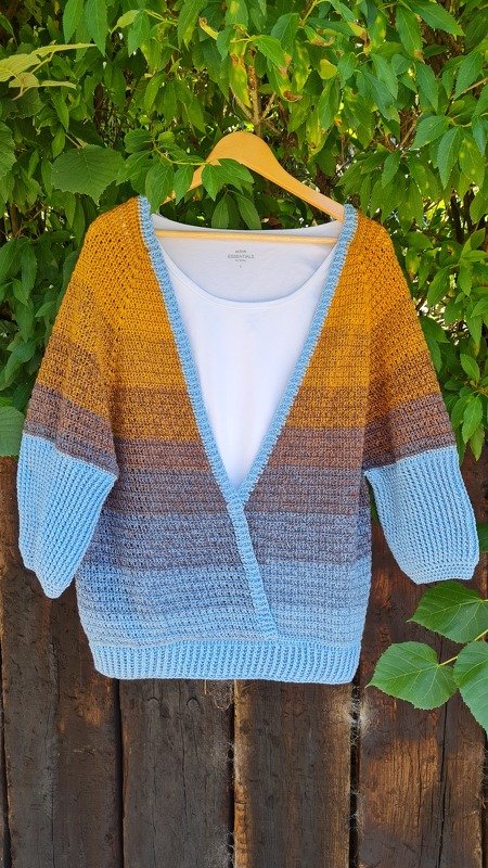 Häkelanleitung Pulli 2in1 "Glamour Nr. 23/8"