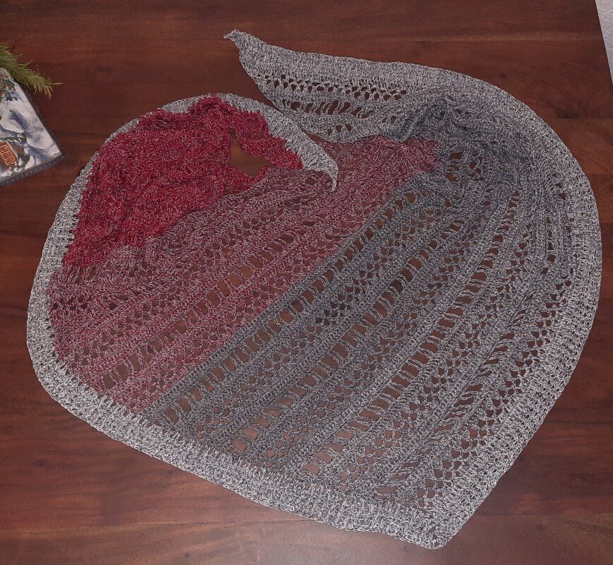 Häkelanleitung Flaches Dreieckstuch "Delia"