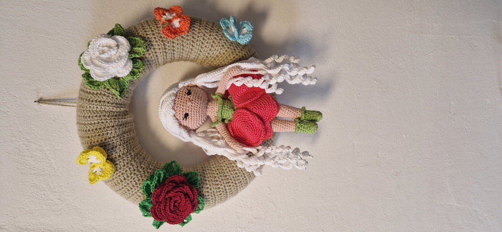 Crochet pattern doll, flower fairy amigurumi