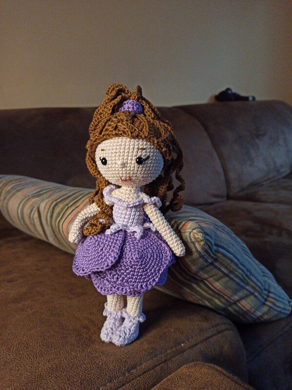 Crochet pattern doll, flower fairy amigurumi