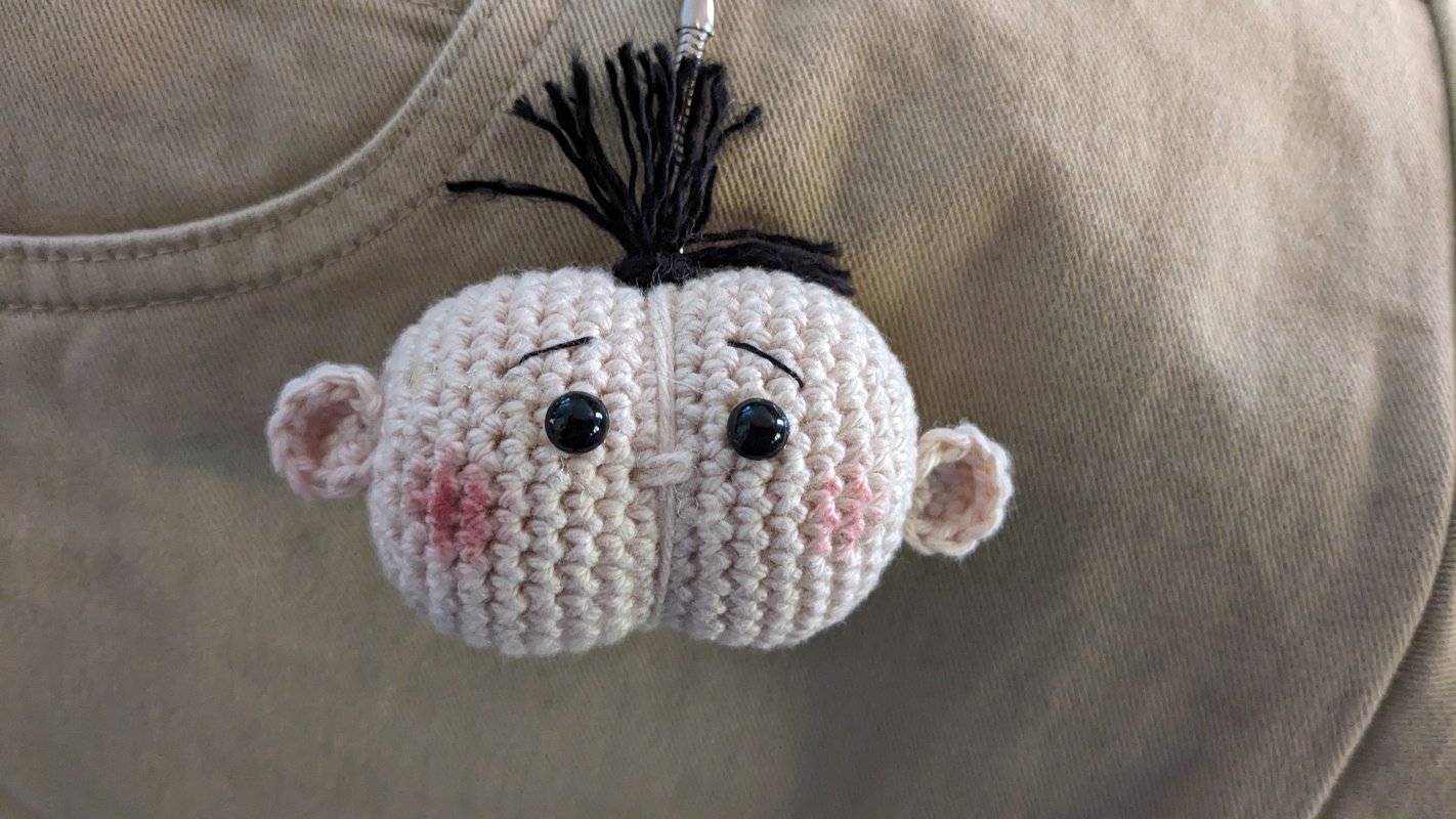 Häkelanleitung Arsch mit Ohren