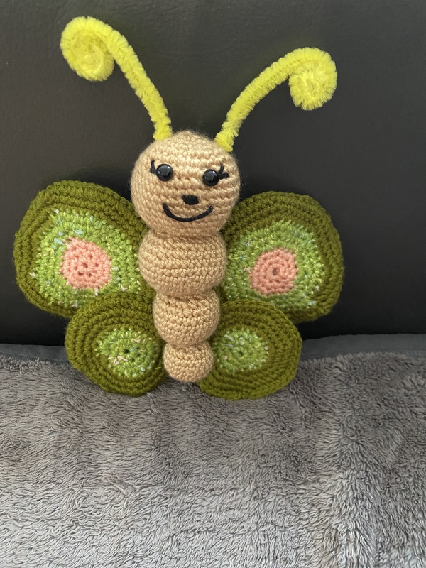 Häkelanleitung Babsi Butterfly - DIY Schmetterling häkeln