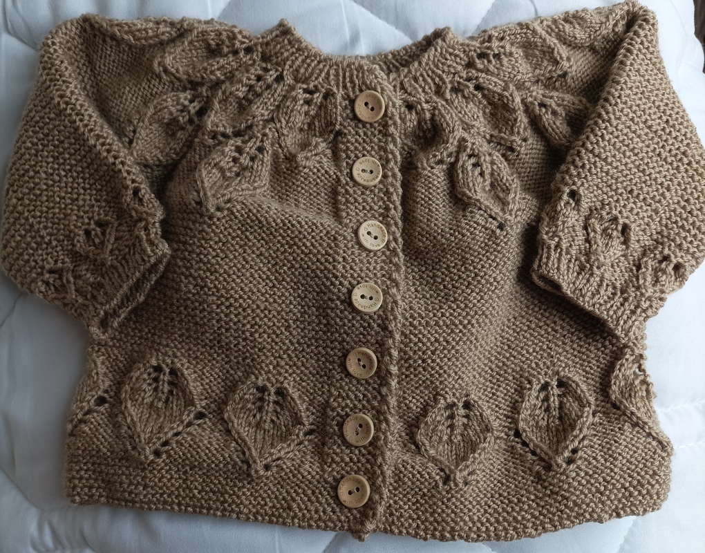 Strickanleitung  Baby-/Kinder-Baumwolljacke , in 7 Größen, , fast nahtlos,
