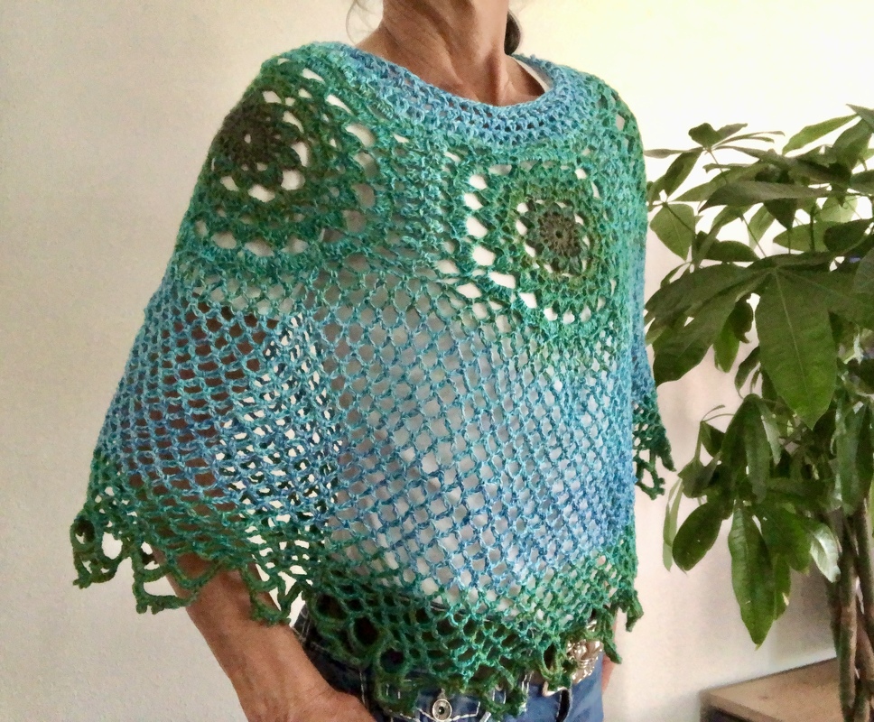 Romantischer Sommerponcho  KATE