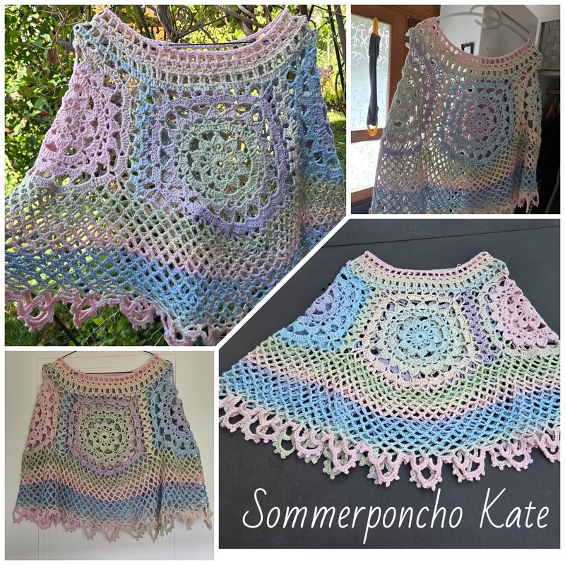 Romantischer Sommerponcho  KATE