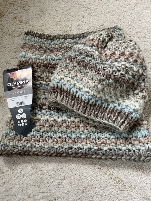 Strickanleitung Set Mütze und Loop