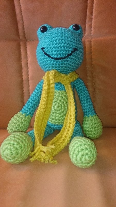 Häkelanleitung Fridolin Frosch