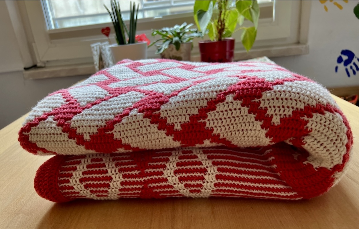 Häkelanleitung Decke "Maarifa"