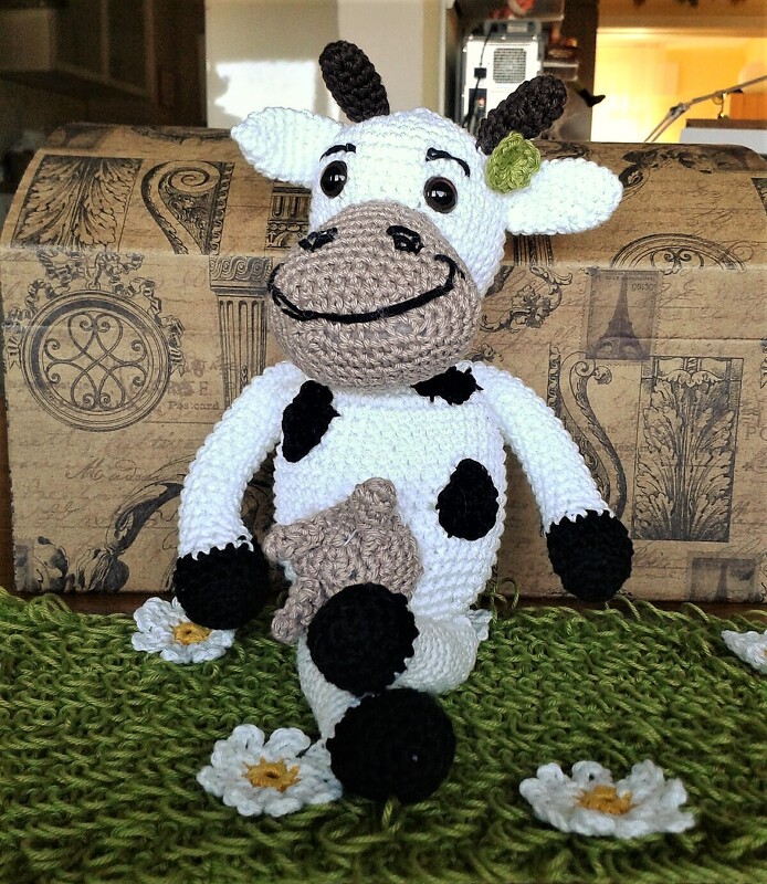 Häkelanleitung Kuh - Berta