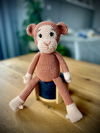 Einfache Anleitung, süßer Affe
#affe #amigurumi #häkeln