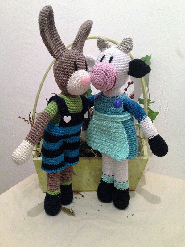 Häkelanleitung Lisbeth Kuh