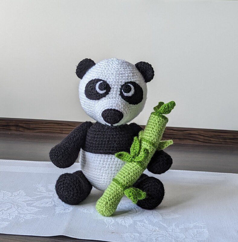 Häkelanleitung Pandabärchen Sammy - PDF Datei