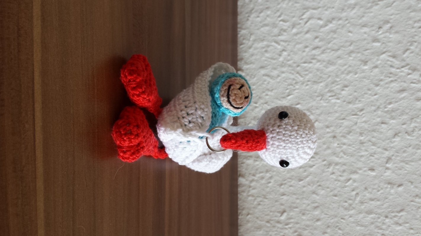 Adi Wuschelini Storch PDF Häkelanleitung