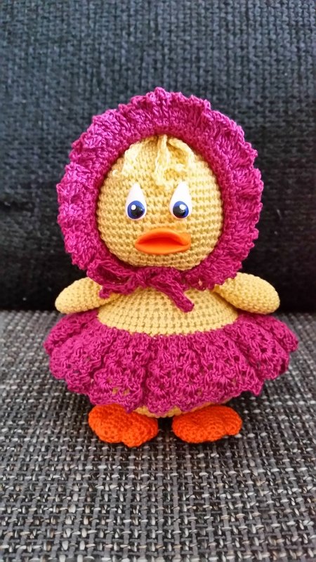 Fingerpuppe Ente "Agnes" 10 cm Groß pdf