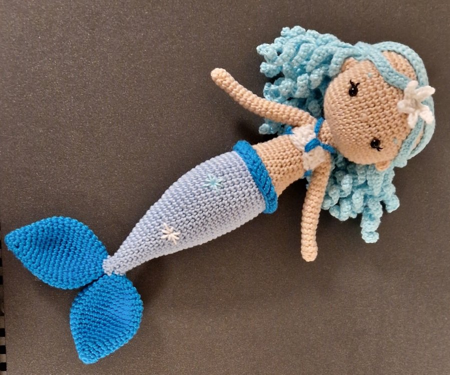 Häkelanleitung Meerjungfrau, Amigurumi-Puppe