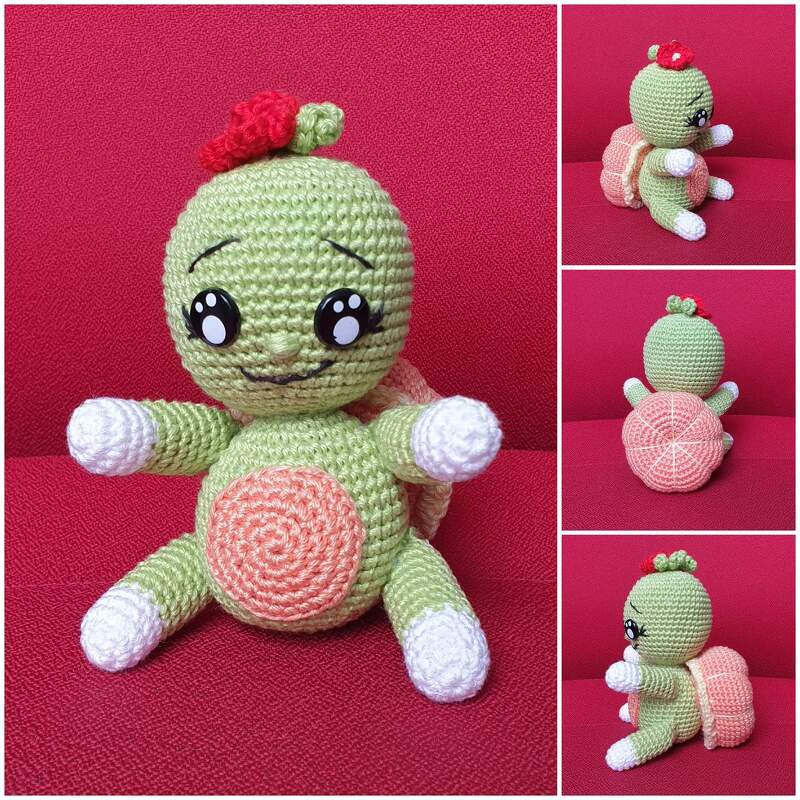 Häkelanleitung Schildkröte Tilly