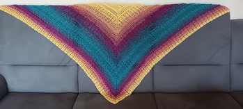 Es war richtig erholsam diese Anleitung zu häkeln. Es war mir eine Freude diese Tuch zu häkeln.
Die Anleitung ist auch für Anfänger sehr gut geeignet.