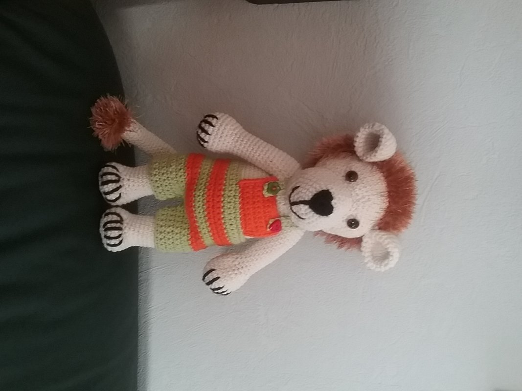 Häkelanleitung Leon, der Löwe