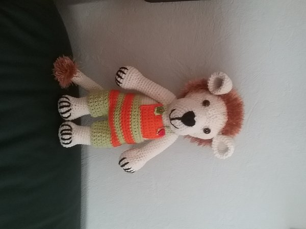 Häkelanleitung Leon, der Löwe