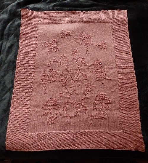 Strickanleitung Baby- / Kinderdecke "Wunderwelt" - einfach