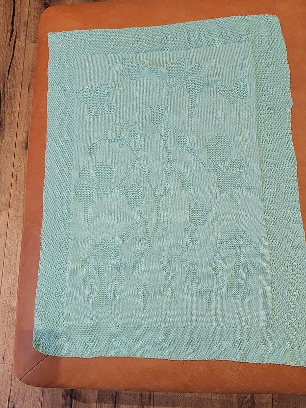 Strickanleitung Baby- / Kinderdecke "Wunderwelt" - einfach