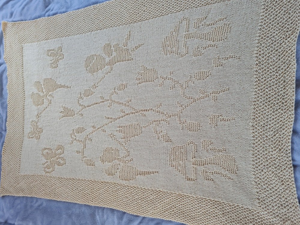 Knitting pattern baby / kids blanket &quot;Wonderworld&quot; - easy