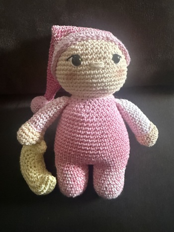 Bereits das zweite Püppchen.
#Häkeltiere#Häkeln#Baby