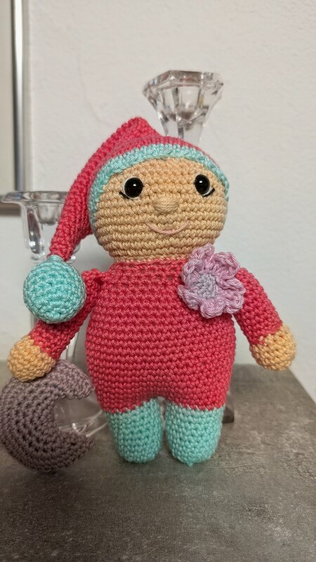 Crochet Pattern Sleeping Dolls "Luna &amp; Luis"