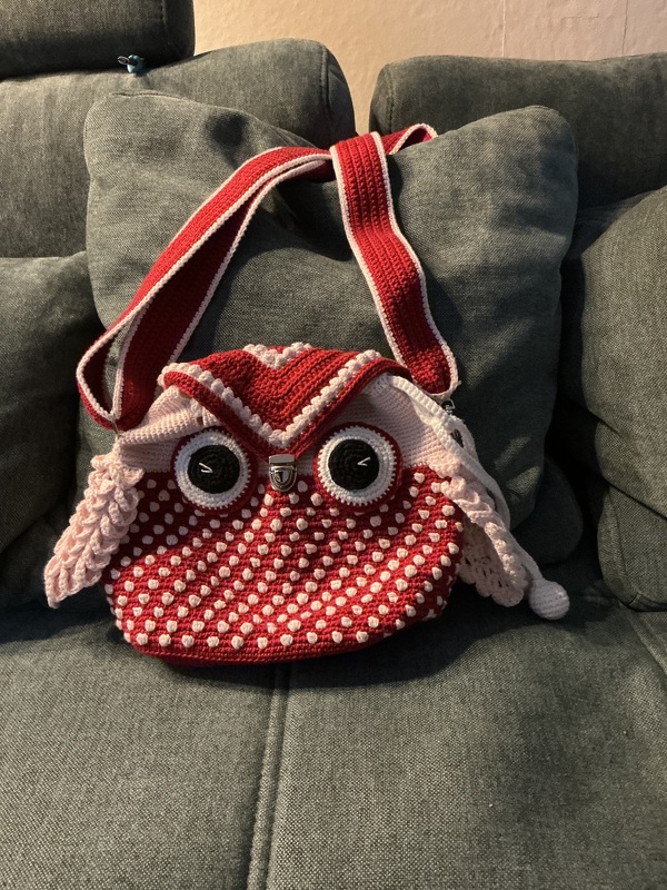 Häkelanleitung Tasche "Kleine Eule"
