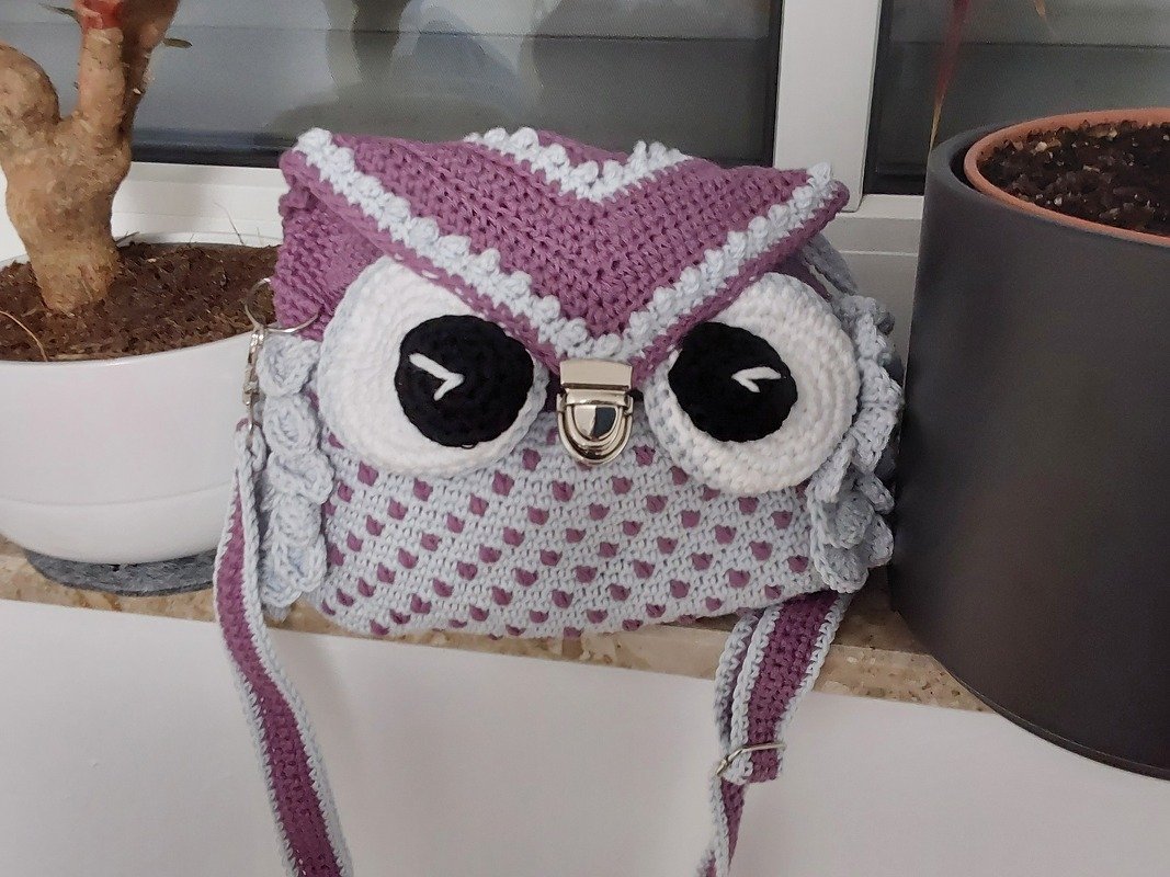 Häkelanleitung Tasche &quot;Kleine Eule&quot;