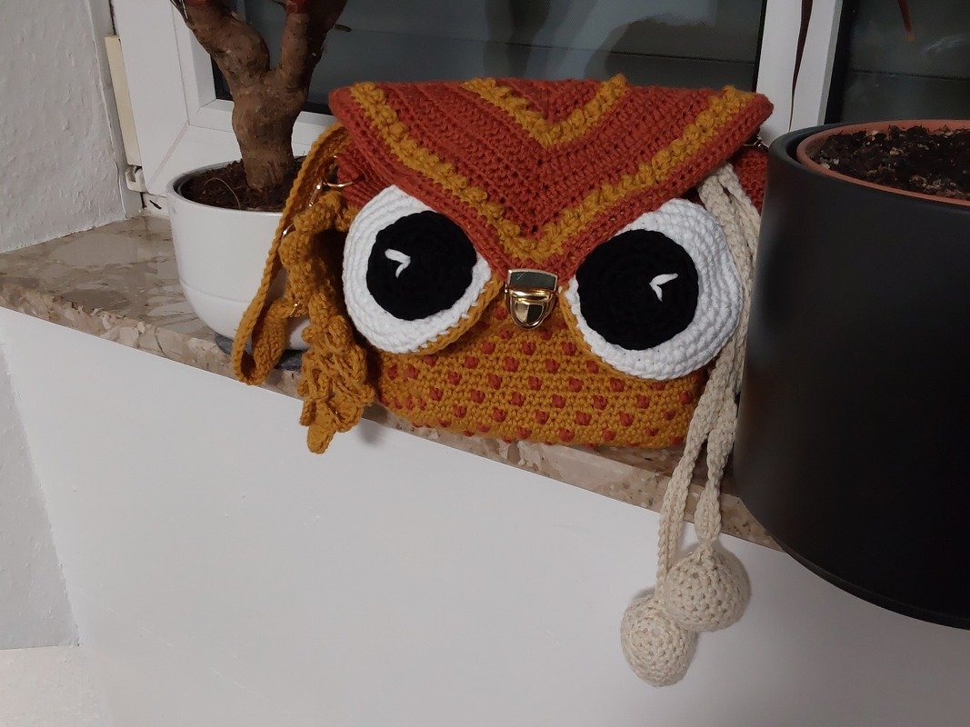 Häkelanleitung Tasche &quot;Kleine Eule&quot;