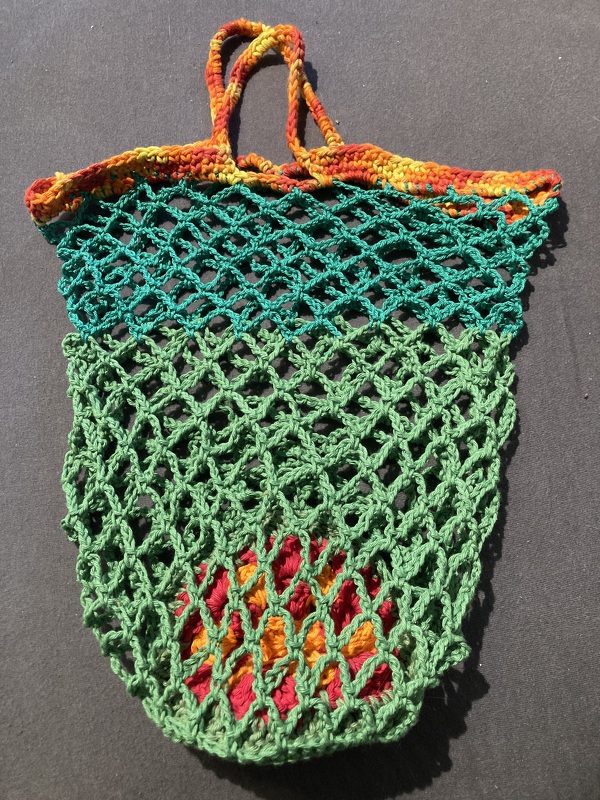 praktisches Einkaufsnetz Blume - Taschenbaumler