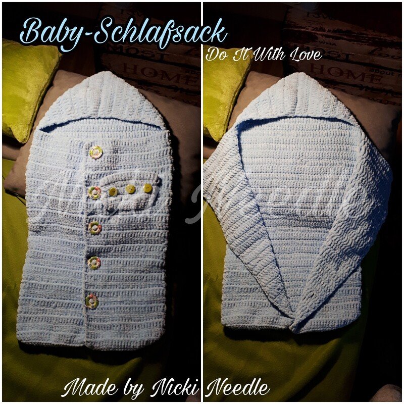 Baby Schlafsack 3in1 H&auml;kelanleitung PDF