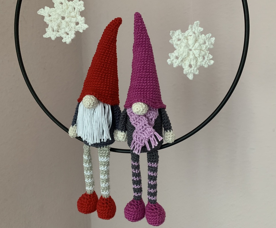 Wichtel Wupsi (Kantenhocker) - H&auml;kelanleitung von CaroKunterbunt