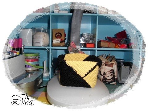 Häkelanleitung für moderne Utensilo Körbchen