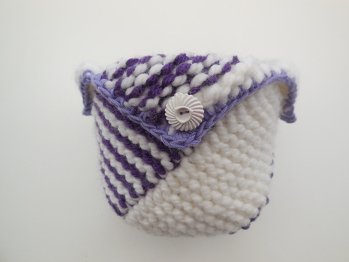 Tolle Anleitung! Da ich aber lieber stricke als häkle habe ich die Anleitung umgewandelt und das Körbchen gestrickt, was anhand der ausführlichen Anleitung überhaupt kein Problem war.