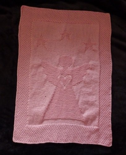 Knitting pattern &quot;Guardian Angel Blanket&quot; - easy