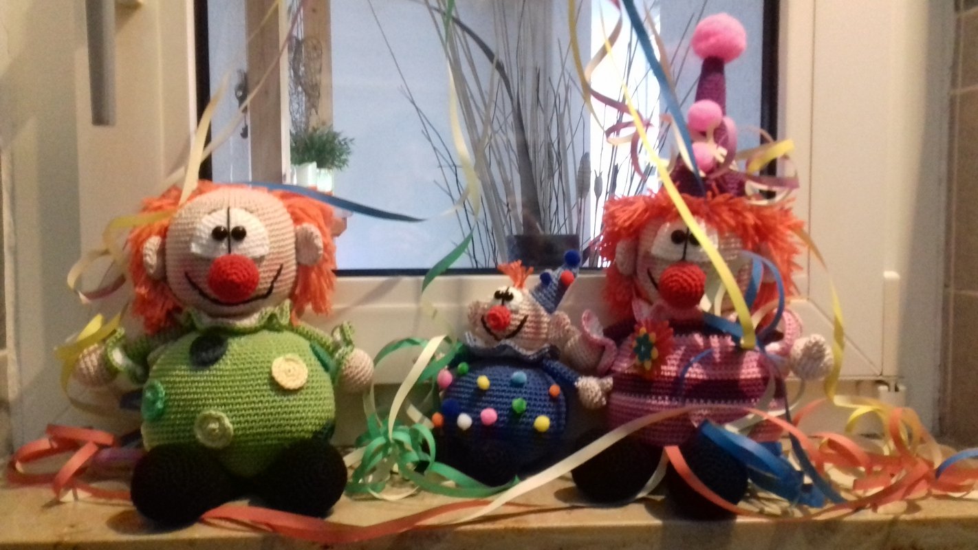 Clowni's -- Häkelanleitung von Haekelkeks®