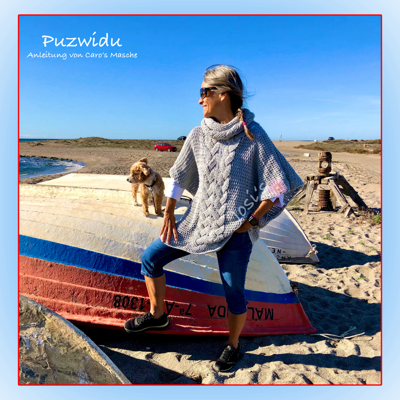 Puzwidu - Poncho/Pullover Häkelanleitung