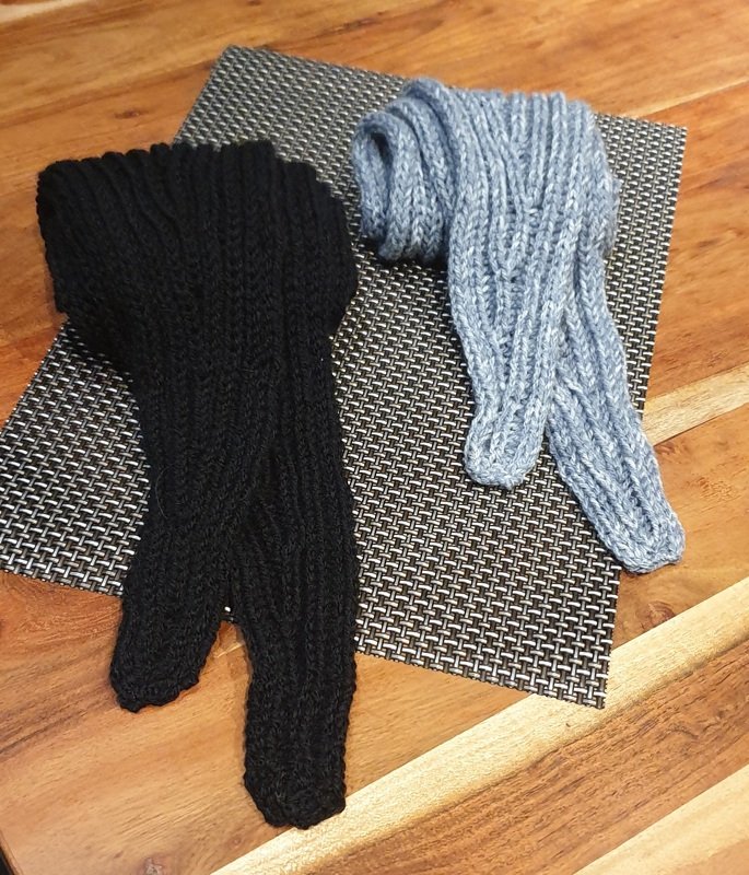 Schal &quot;Mia Mia&quot; stricken PDF Anleitung ideal für 50 Gramm Wolle oder Reste