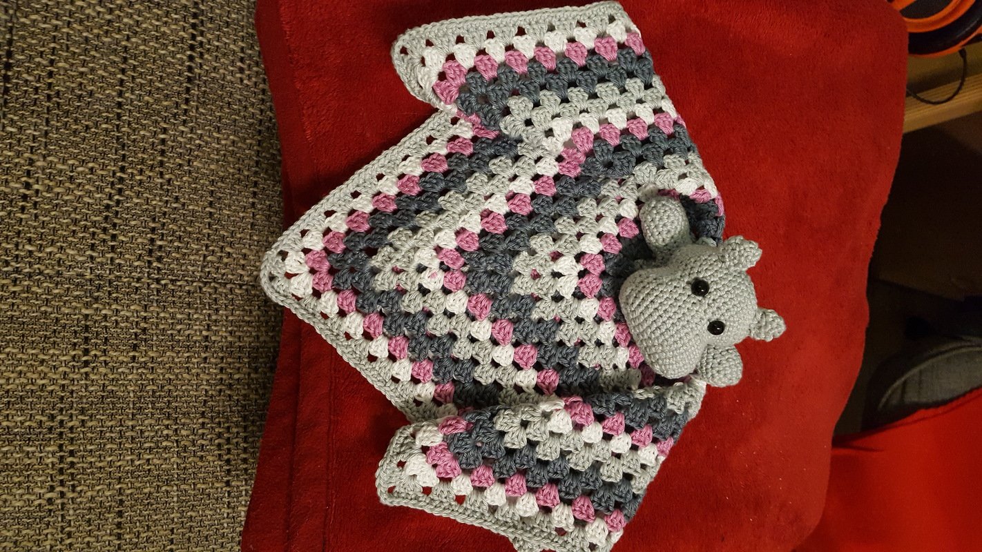 Häkelanleitung - Hipposchnuffeltuch