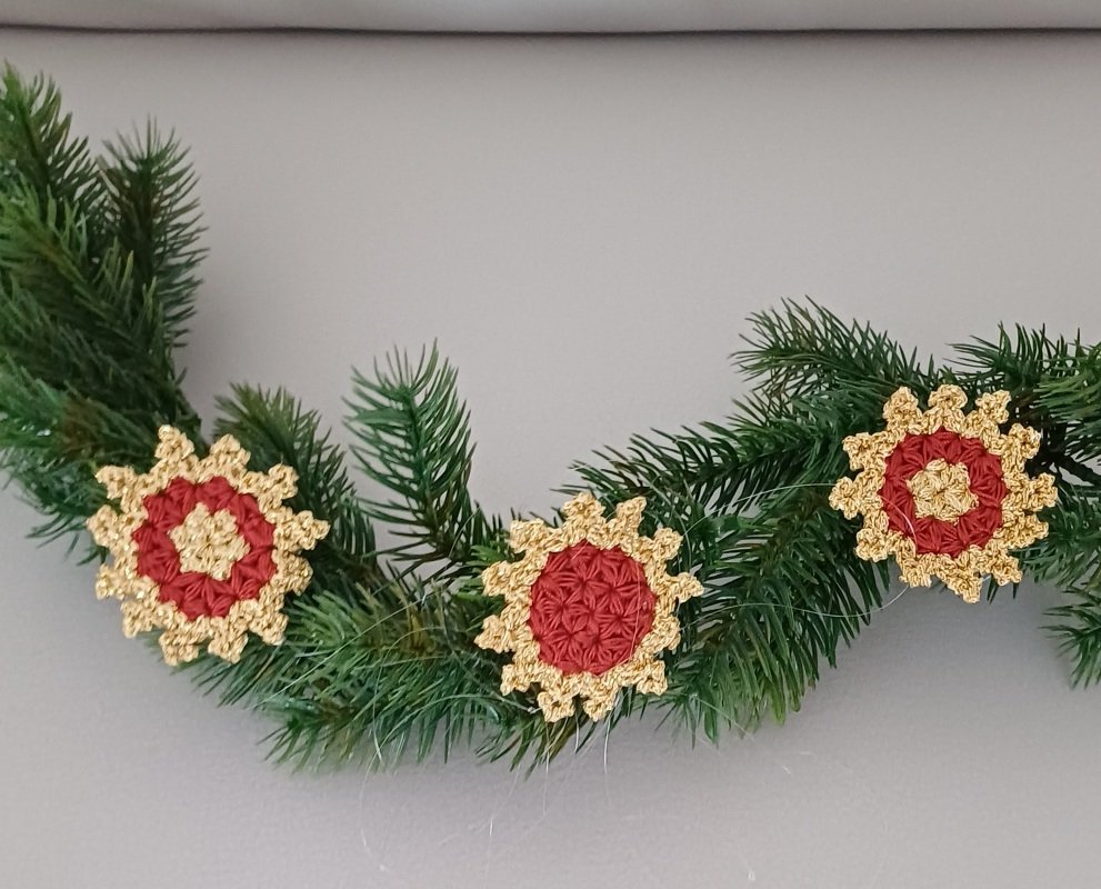 Snowflake "Lumina" in 2 Sizes - Crochet Pattern