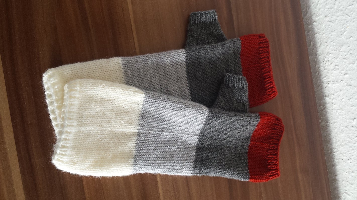 Strickanleitung - Stulpen "simply" - fingerlose Handschuhe - No.122