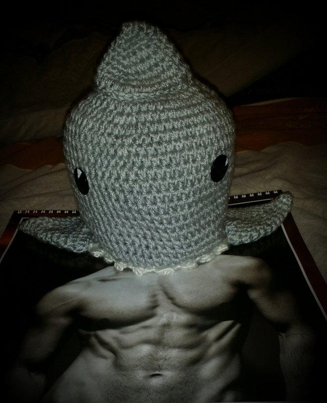 Mütze Hai Häkelanleitung in den Größen 49 - 61 cm