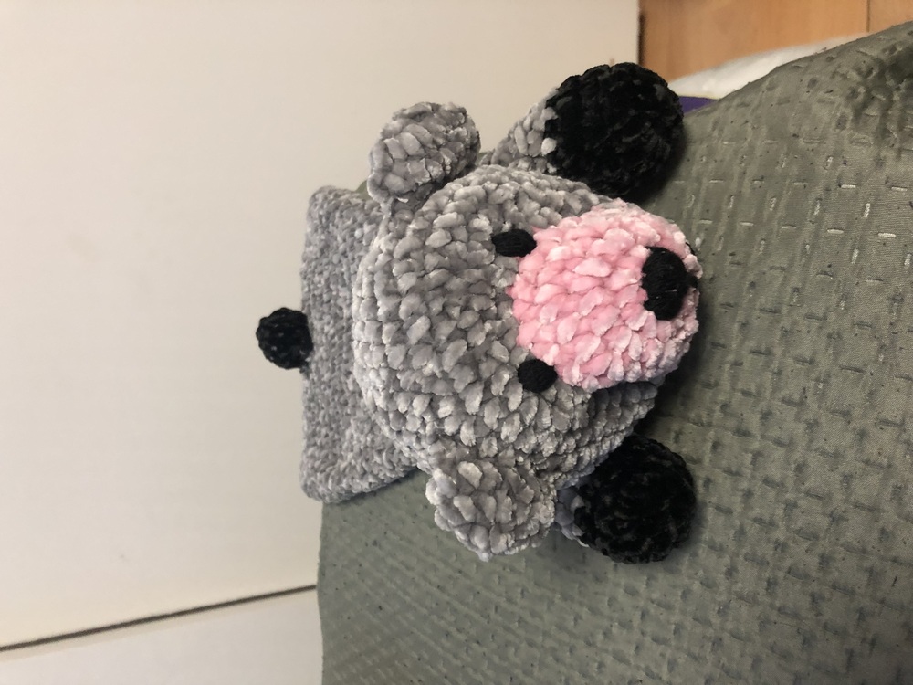 Bear snuggler crochet pattern, bear lovey pattern, comforter